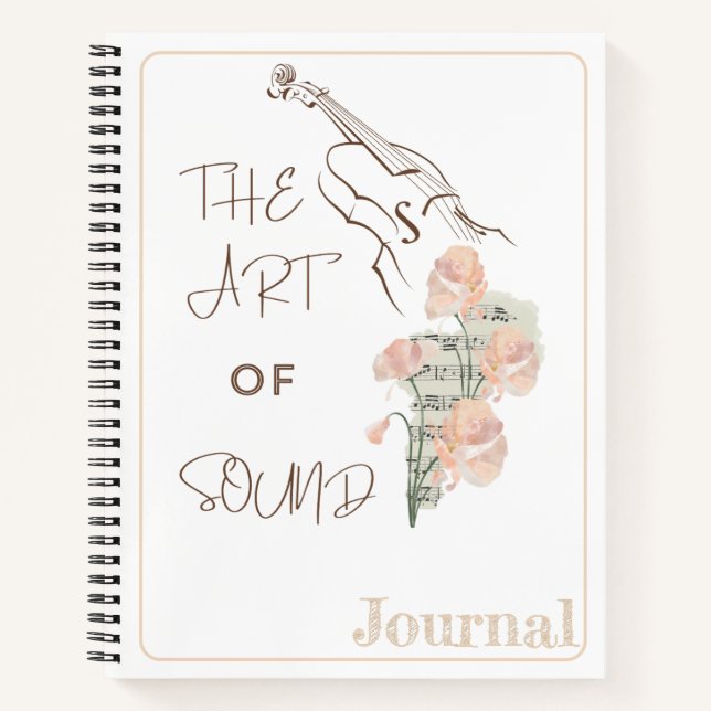 Personalized Journal 'Romance in Every Page'  (Front)