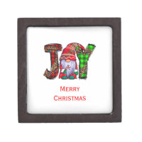 Personalized Joy Gnomes Merry Christmas   Gift Box