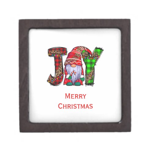 Personalized Joy Gnomes Merry Christmas   Gift Box