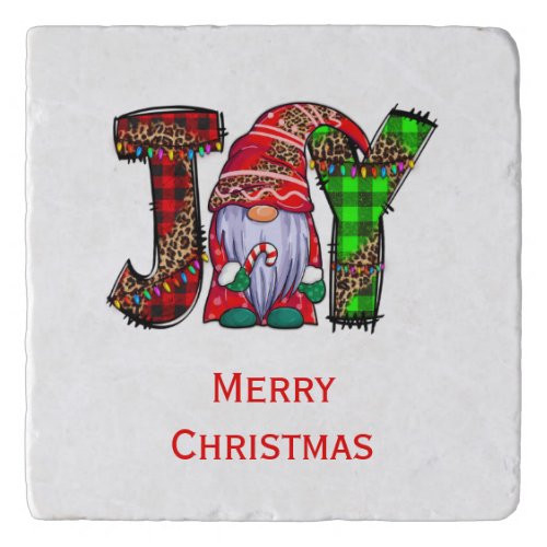 Personalized Joy Gnomes Merry Christmas  Trivet