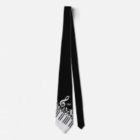 Personalized Jumbled Musical Notes and Piano Keys