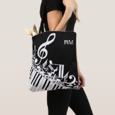 Piano Keys Tote Bag