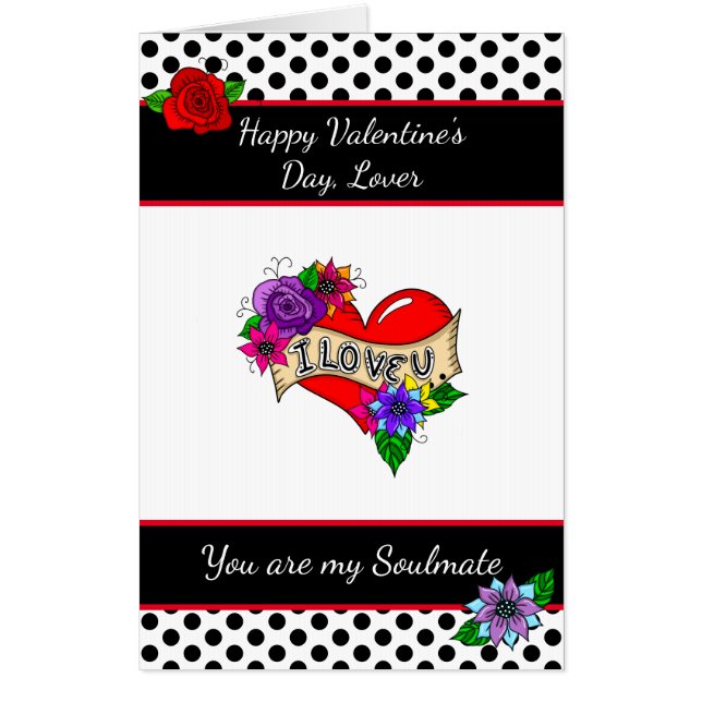 Personalized Jumbo-Sized Valentine's Day Card (Front)