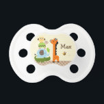 Personalized Jungle Stack Animals Pacifier<br><div class="desc">This adorable Personalized Jungle Stack Animals pacifier makes a great gift and coordinates with other items in my Zazzle store.</div>