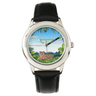 Personalized Jungle Tiger Watch