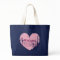 Personalized junior bridesmaid tote bag for girl