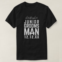 Personalized Junior Groomsman Wedding T-Shirt