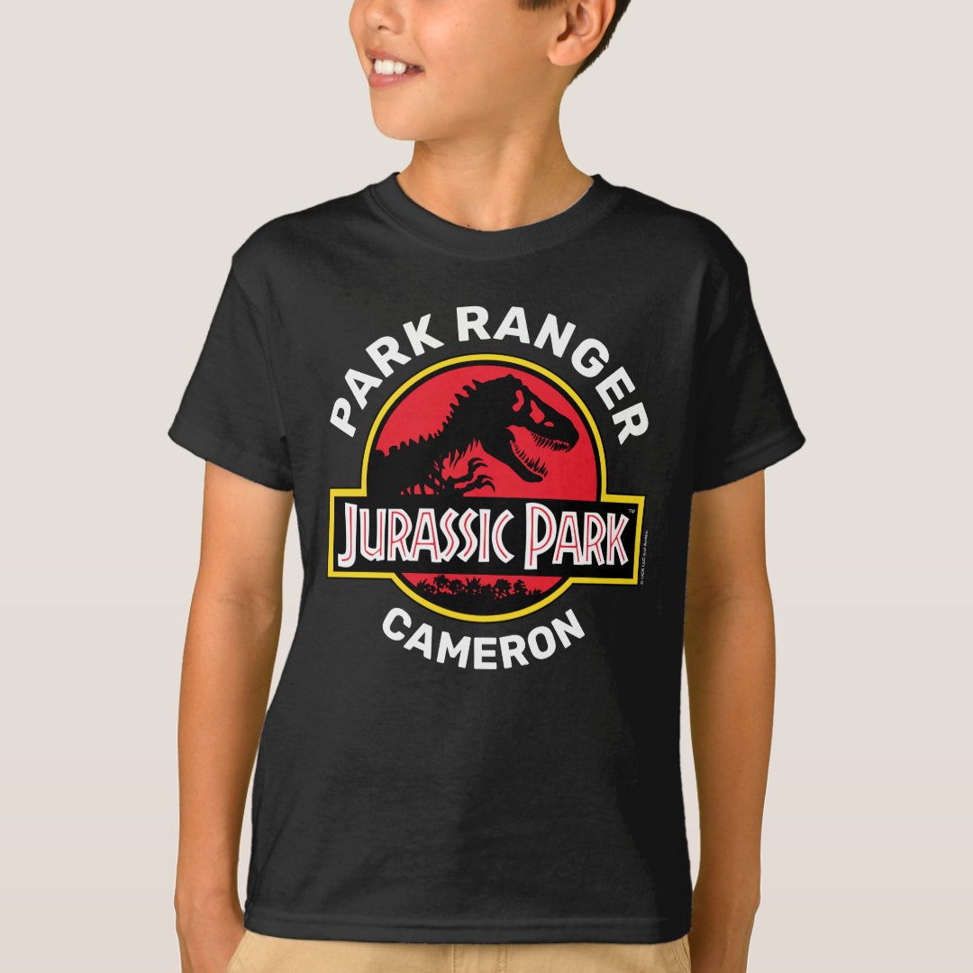 Personalized | Jurassic Park - Park Ranger T-Shirt | Zazzle