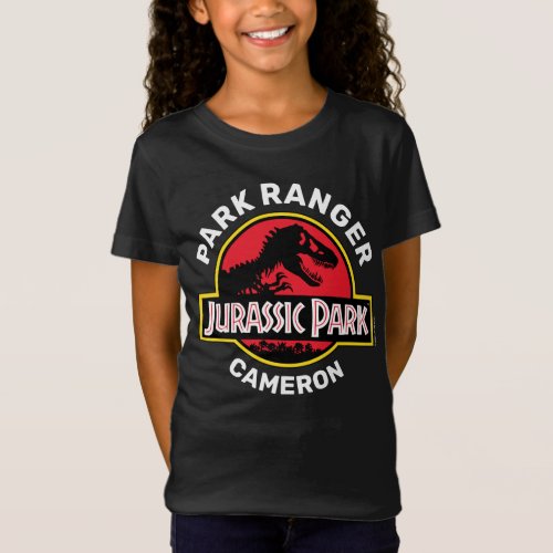 Personalized  Jurassic Park _ Park Ranger T_Shirt