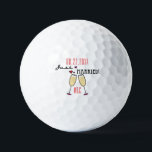 Personalized Just Married Golf Balls<br><div class="desc">Personalized Just Married Golf Balls .  Just married design features two champagne flute glasses and red hearts. Easily personalize with your wedding date and couple's initials.</div>