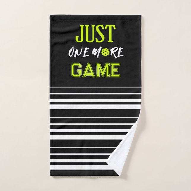 Personalized Just One More Game Funny Hand Towel (Hand Towel)