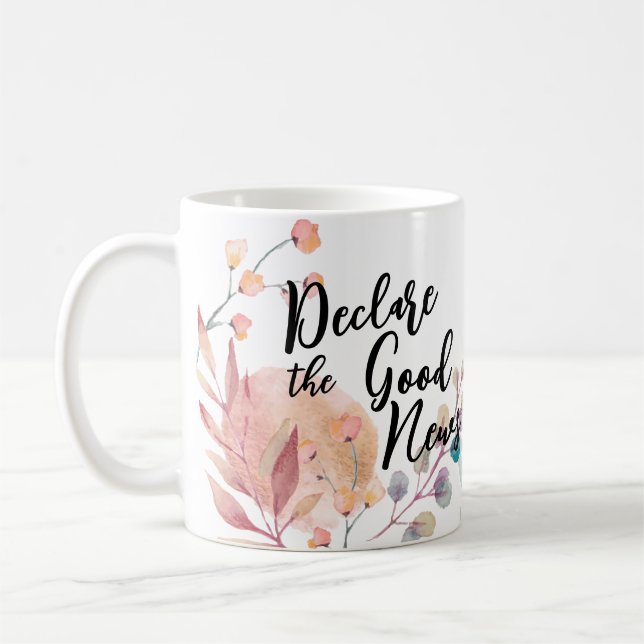 Personalized JW Convention Declare the Good News   Coffee Mug (Left)