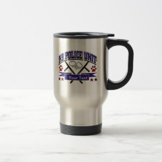 Personalized K9 Police Unit Travel Mug