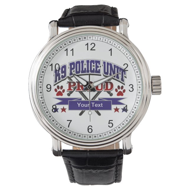 Personalized K9 Unit Proud Watch (Front)