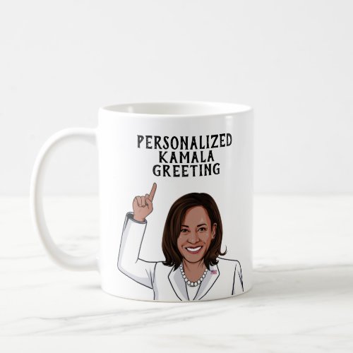 Personalized Kamala Greeting Coffee Mug