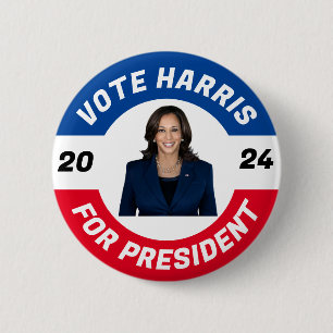 Personalized kamala Harris for president 2026 Button