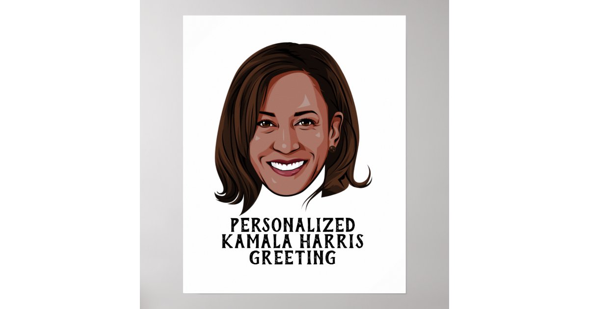 Personalized Kamala Harris Poster