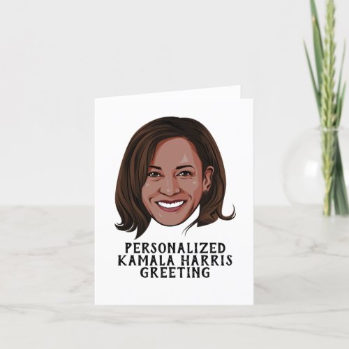 Personalized Kamala Harris Thank You Card