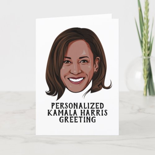 Personalized Kamala Harris Thank You Card