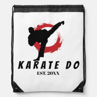 Personalized Karate Do Year Martial Arts Gift Drawstring Bag