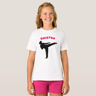 Personalized Karate Girl Shirt