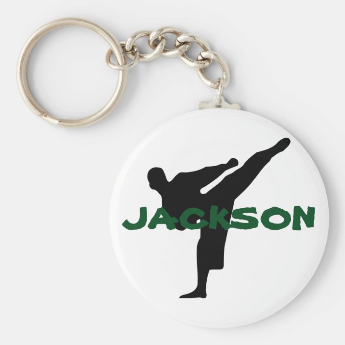 Personalized Karate Keychain