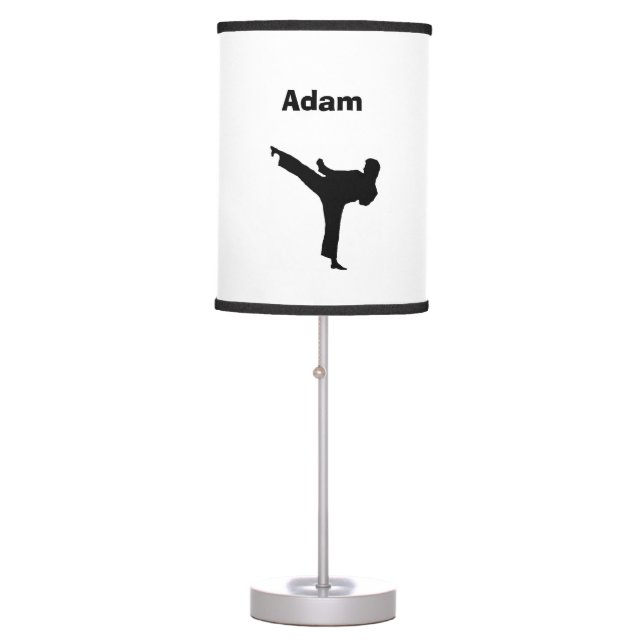 Personalized Karate Lamp (Front)