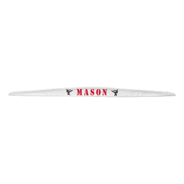 Personalized Karate Ninja Tie Headband (Front)