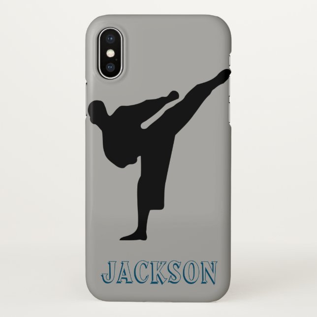 Personalized Karate Phone Case (Back)