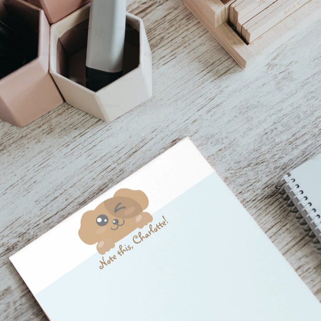 Personalized Kawaii Animal - Dog Notepad (Creator Uploaded)