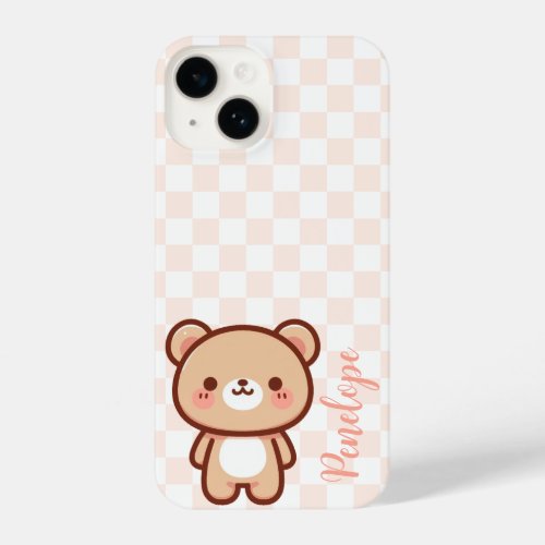 Personalized kawaii bear phone case