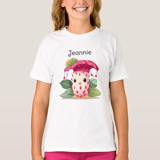 Personalized Kawaii Cartoon Kindergarten Graduate T-Shirt (Front)