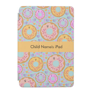 Personalized Kawaii Donut Kids iPad Smart Cover
