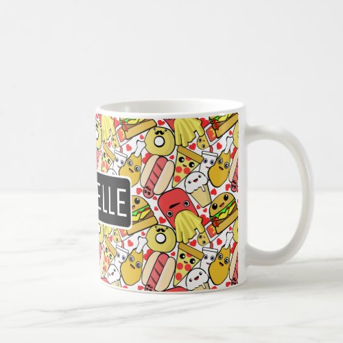 Personalized Kawaii Food Coffee Mug