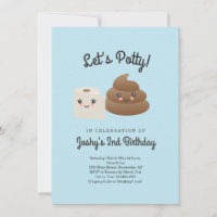 Personalized Kawaii Poop & TP (Toilet Paper) Party