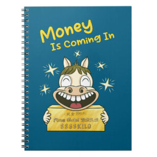 Personalized kawaii Wealth Manifestation Pony Notebook
