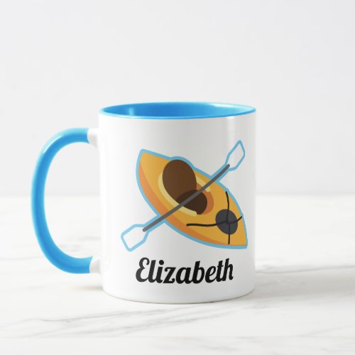 Personalized Kayaking Boating Gift Mug