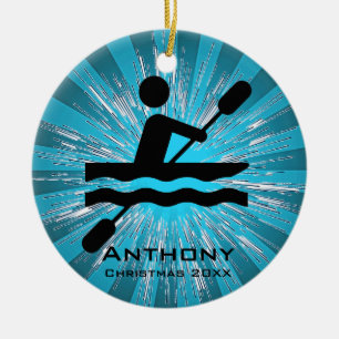 Personalized Kayaking Ornament