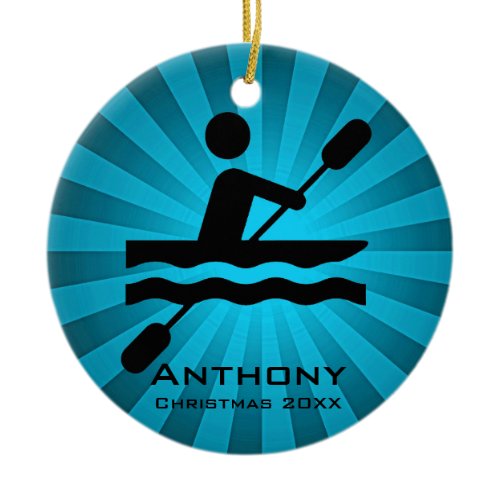 Personalized Kayaking Ornament
