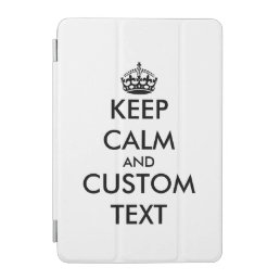 Personalized Keep Calm 7.9 iPad Pro Smart Cover