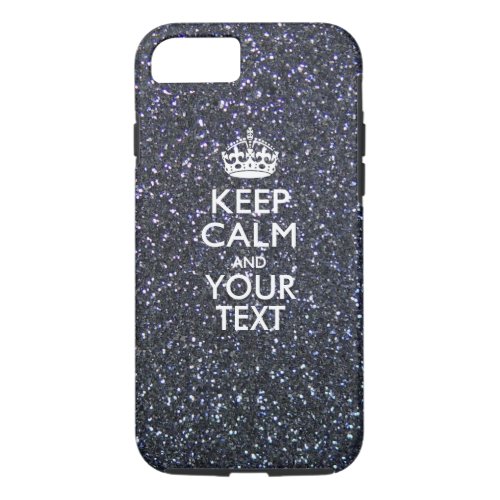 Personalized KEEP CALM AND Have Your Creative Text iPhone 87 Case