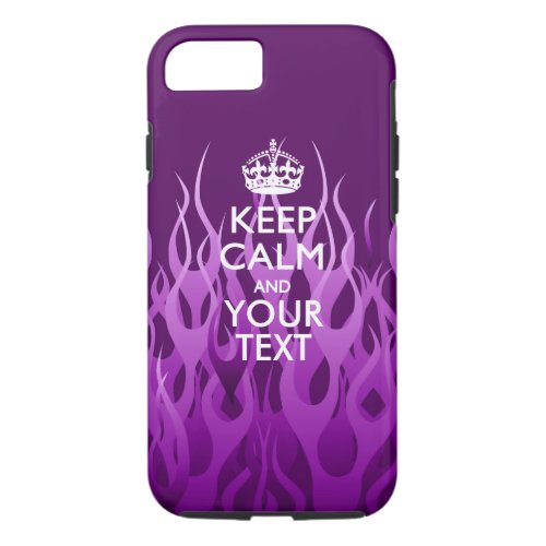 Personalized KEEP CALM AND Have Your Creative Text iPhone 87 Case