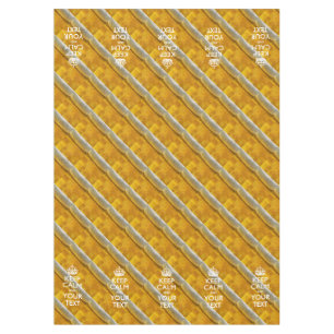 Personalized Keep Calm And Your Text Beer Decor Tablecloth