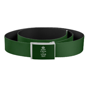 Personalized KEEP CALM AND Your Text Belt
