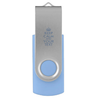 Personalized KEEP CALM and YOUR TEXT Flash Drive