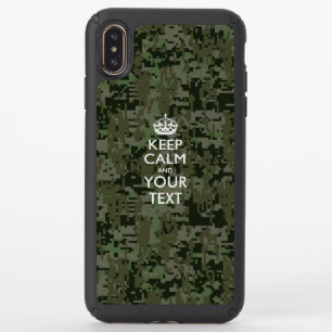 Personalized KEEP CALM AND Your Text Speck iPhone XS Max Case