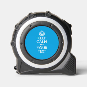 Personalized KEEP CALM AND Your Text Tape Measure