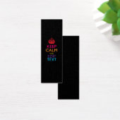 Personalized KEEP CALM Your Text Multicolored (Desk)