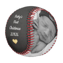 Personalized Keepsake Babys 1st Christmas Baseball