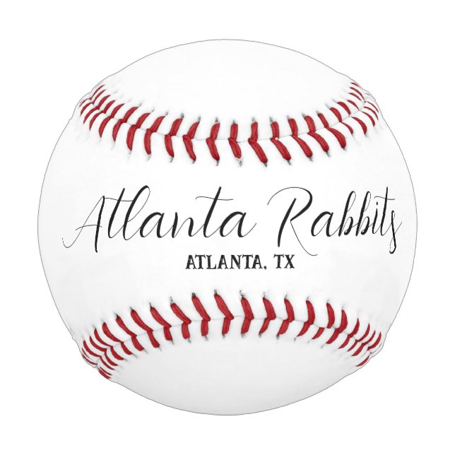 Personalized Keepsake Baseball (Front)